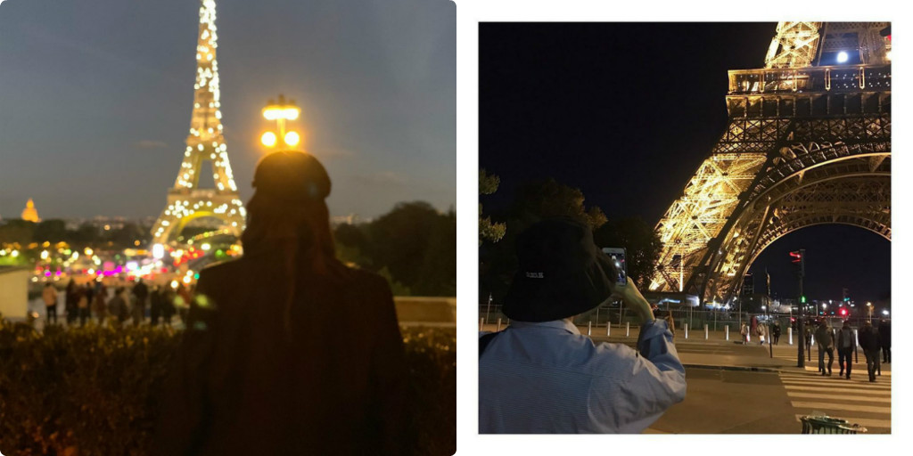 Hóa ra cả hai người đã tranh thủ hẹn hò lãng mạn ngay tại Paris mà chẳng sợ bị phát hiện. Chụp ảnh cho nhau để đăng Instagram còn chưa đủ, Jennie còn khoe “Một buổi ăn tối vô cùng lãng mạn, cùng ngắm tháp Eiffel”.