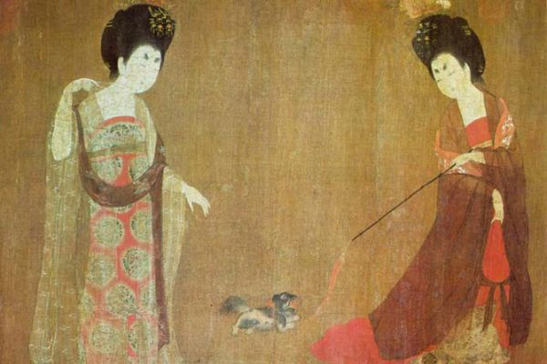 Các quý phi thời xưa coi những chú còn quý hơn mạng người. Ảnh: Pinterest.