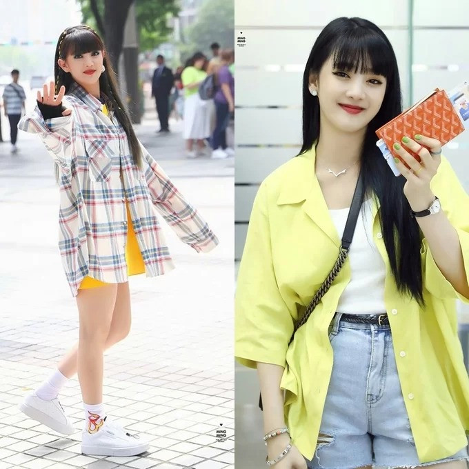 Cô nàng thường biến sơ mi thành áo khoác tạo sự khác biệt cho set đồ.