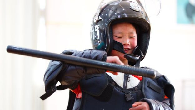 Wang vẫn giữ nguyên mơ ước trở thành một cảnh sát.