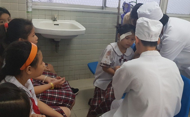 Có tới 6 học sinh bị thương nặng, trong đó 2 em phải chỉ định phẫu thuật tại Bệnh viện Chợ Rẫy