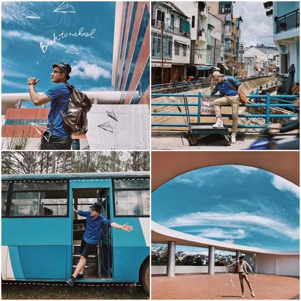 Tiếp theo là Blue - Xanh dương.