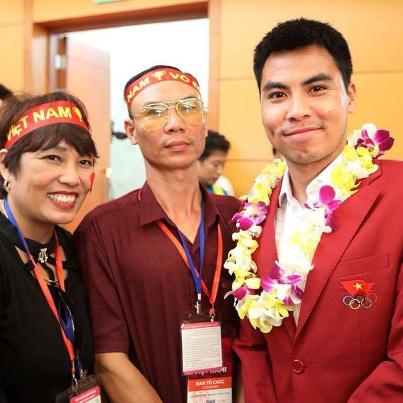 Gia đình chính là nguồn động lực lớn nhất giúp Đức Huy cũng như các cầu thủ khác có thêm sức mạnh chiến đấu trên sân cỏ.