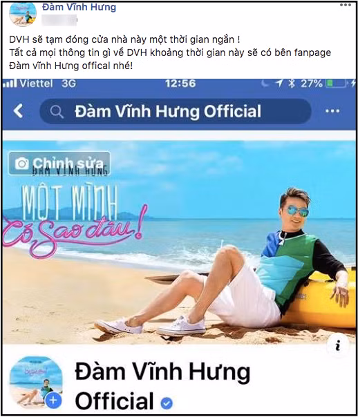 Đàm Vĩnh Hưng tuyên bố ngưng sử dụng Facebook sau khi gửi lời xin lỗi về những sự cố xảy ra trong ngày sinh nhật.