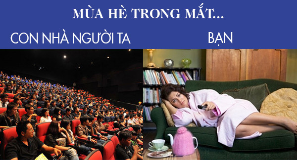 Nhà người ta rần rần ra rạp xem bom tấn mới nhất. Còn tui ở nhà bật tivi 