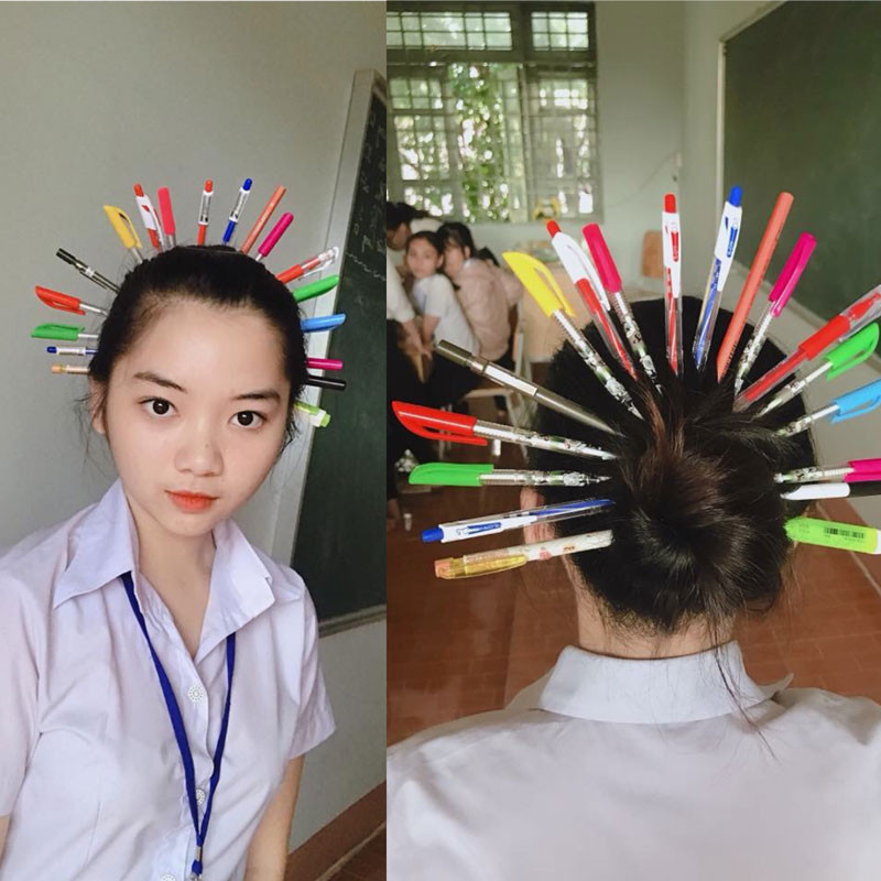 Chỉ với những cây bút và "quan trọng là thần thái" giới trẻ Việt đang nghĩ ra một trào lưu vô cùng độc đáo.