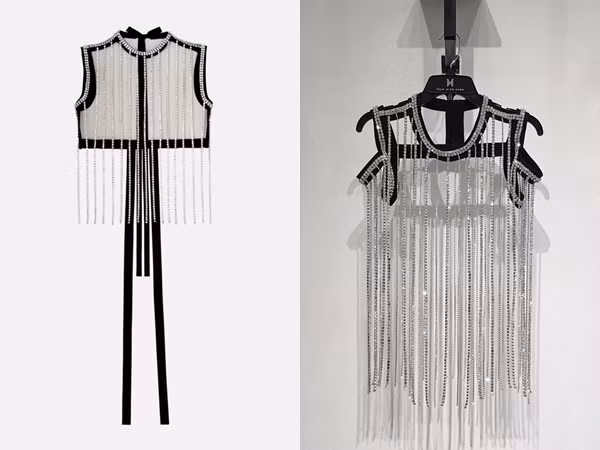 Trang phục gốc và trang phục "học hỏi" khi được đặt cạnh nhau có nhiều điểm tương đồng.