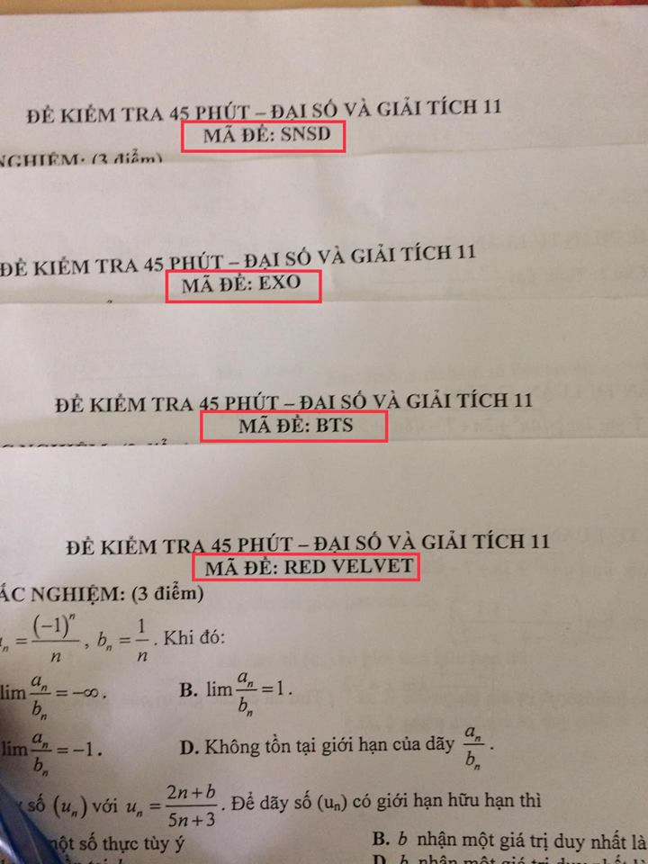 Chỉ mới được đăng tải thôi nhưng mã đề siêu dễ thương và "trúng tâm ý" teen đã được dân mạng chia sẻ rần rần.