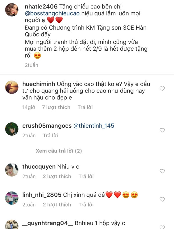 Ngoài ra cô nàng còn bị dân mạng cười chê vì PR cả thuốc tăng chiều cao.