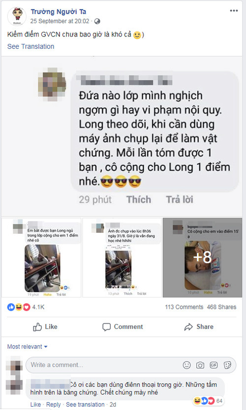 Câu chuyện bi hài này đang gây bão trên group Trường người ta.