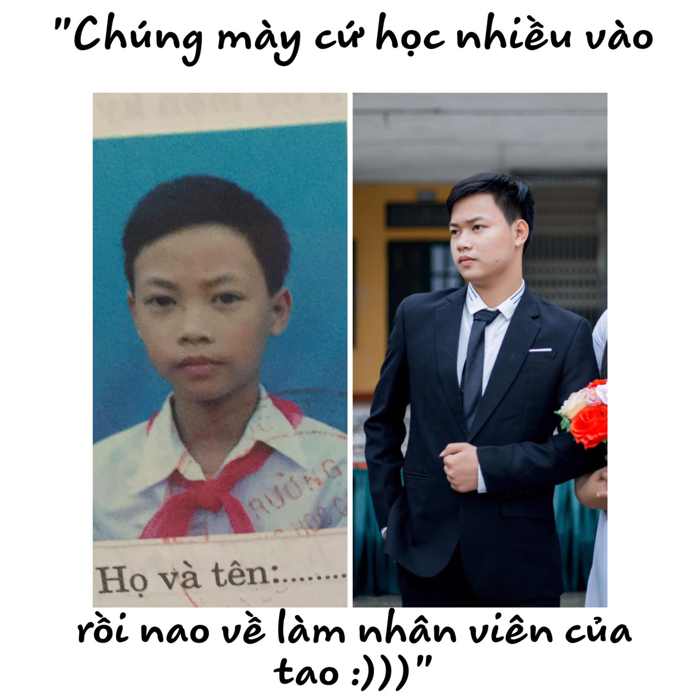 Tao sẽ “chăm lo cho tương lai” của chúng mày, đừng lo!