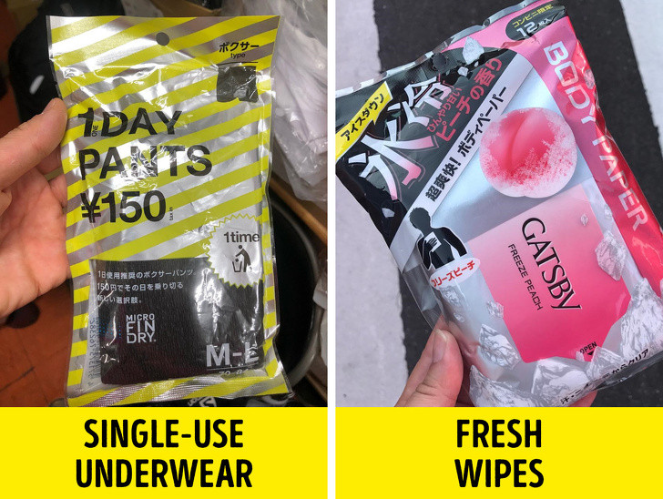 Khăn lau và đồ lót dùng một lần rất được ưa chuộng khi bạn qua đêm tại văn phòng hay cần tăng ca.