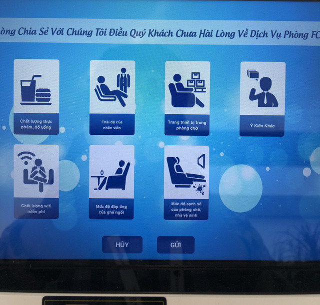 Các tiêu chí để hành khách "chấm điểm" về sân bay