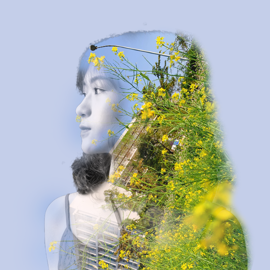 Hoàng Lê Phương Nhung – đại diện cho cỏ cây xanh ngát của Hoà Lạc, một không gian trong lành vào mỗi buổi sáng.