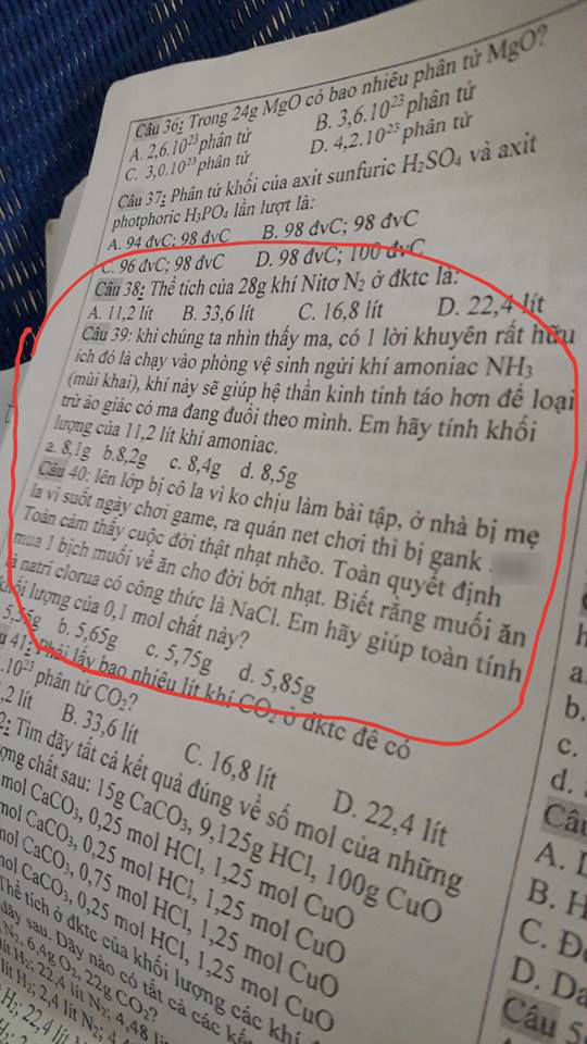 Đề bài hóa đang khiến bất cứ học sinh nào cũng muốn lao vào giải.
