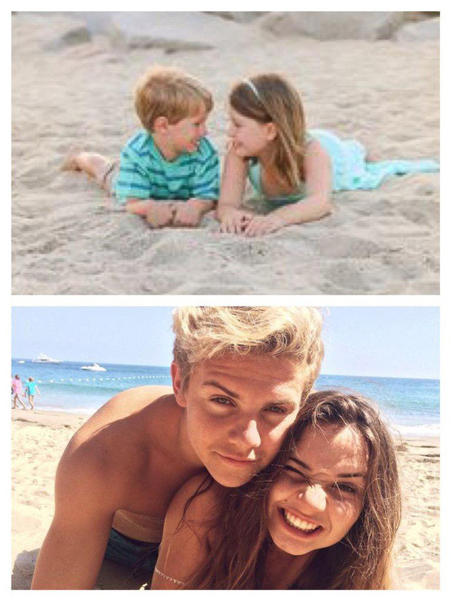 Biển luôn khiến họ hạnh phúc. Cho dù ngay cả 14 năm sau.