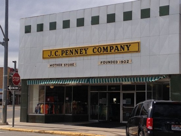 Cửa hàng J.C. Penney ở Kemmerer.