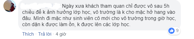 Phần lớn ý kiến đều ủng hộ việc làm này của trường.