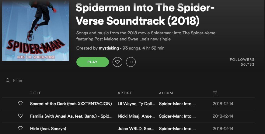 Spotify lại có kho nhạc US&UK bản quyền vô cùng vượt trội.