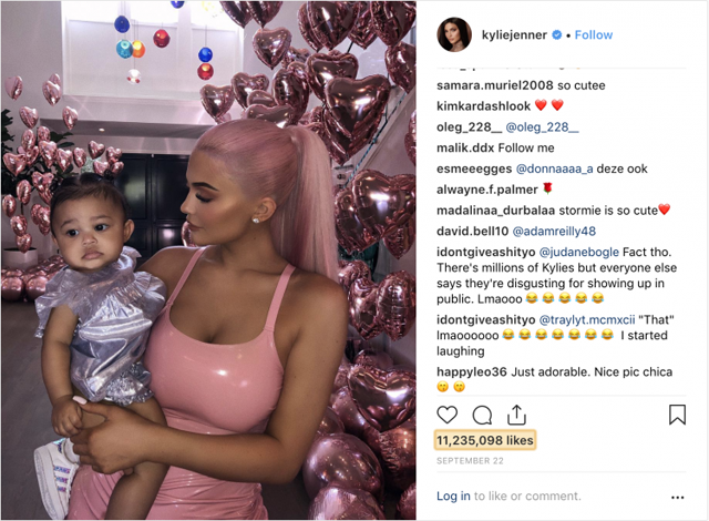 10 bức ảnh được like nhiều nhất trên Instagram 2018 ảnh 1