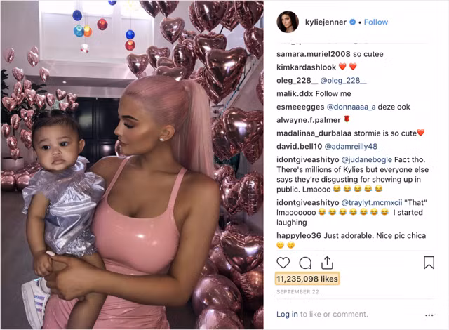 10 bức ảnh được like nhiều nhất trên Instagram 2018 ảnh 1