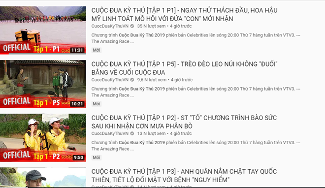 Khán giả không hài lòng khi tập 1 bị cắt nhỏ thành 5 phần khác nhau khó theo dõi liên tục.