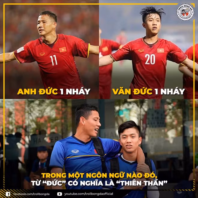 Trận bán kết lượt đi AFF Cup 2018 giữa Việt Nam - Philippines đã kết thúc với tỷ số 2-1. Chiến thắng quý giá trên sân khách của thầy trò HLV Park Hang Seo khiến người hâm mộ Việt Nam vô cùng hạnh phúc. Ảnh: Troll Bóng đá.