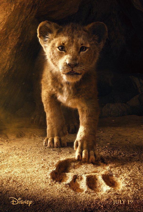 Poster phiên bản live-action của bộ phim đình đám The Lion King.