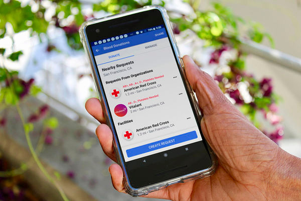 Tính năng mới của Facebook có thể giúp nhiều người dành thời gian hơn cho hoạt động ý hiến máu cứu người.