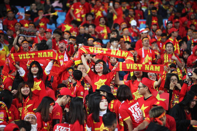 Tận hưởng chiến thắng thôi Việt Nam ơi! Ảnh: Dantri