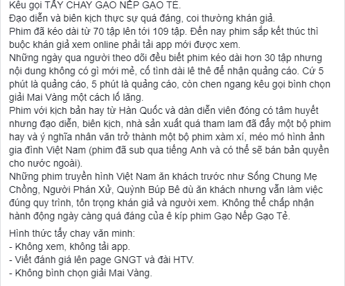 Những lời kêu gọi tẩy chay xuất hiện trong các group trên Facebook.