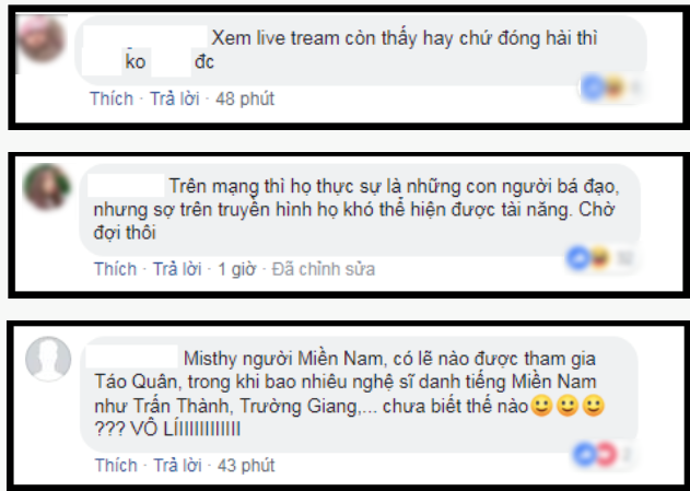 Nhiều ý kiến cho rằng những streamer này chưa đủ sức để đóng Táo quân. Nhiều ý kiến cho rằng những streamer này chưa đủ sức để đóng Táo quân.