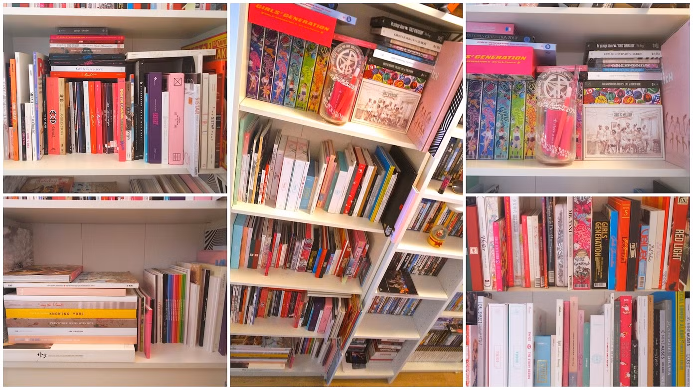 Đây không phải là cửa hàng bán đĩa đâu nhé! Đây chỉ là góc nhỏ để đĩa CD của fan thôi. 