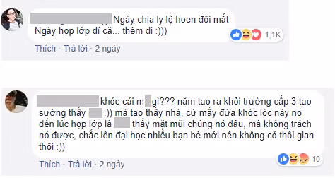 Một số bình luận khiếm nhã khác