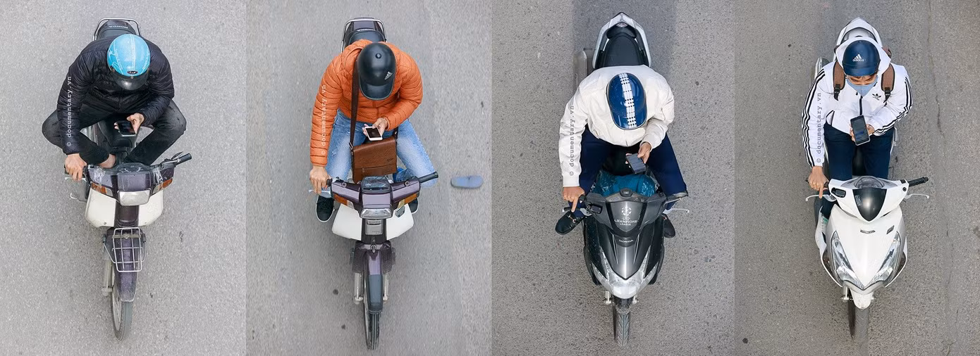 Mo-bike phone. Hà Nội, 11/2018.