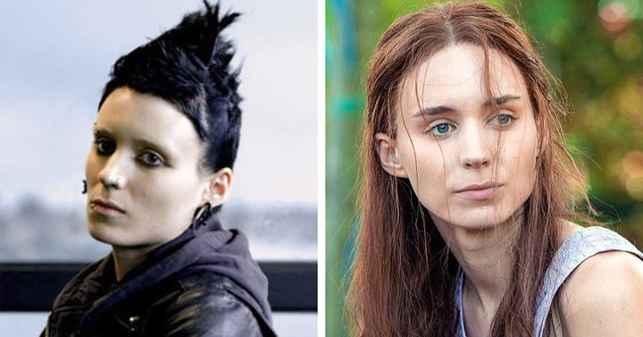 Nữ diễn viên Rooney Mara gây kinh ngạc khi "lột xác" trong vai Lisbeth Salander, nhân vật chính trong bộ phim "Cô gái có hình xăm rồng", chuyển thể từ cuốn tiểu thuyết ăn khách cùng tên của Stieg Larsson. Cô đã phải xỏ nhiều khuyên trên cơ thể.