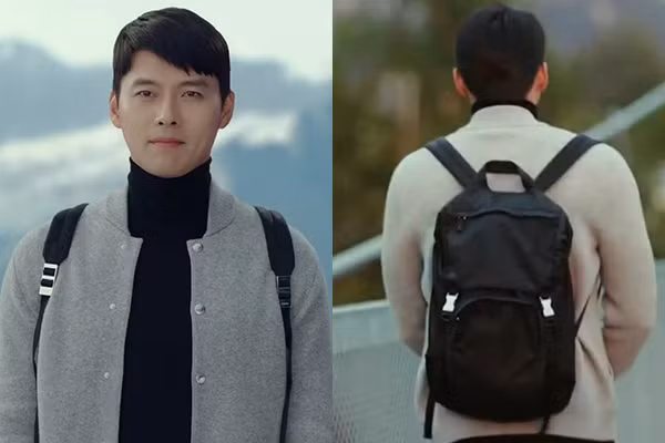 Áo khoác bóng chày của Brunello Cucinelli được nam diễn viên kết hợp cùng ba lô Prada tạo nên hình ảnh trẻ trung, năng động. 
