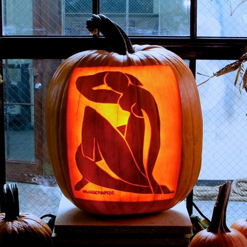 Bức Blue Nude II của Henri Matisse “phiên bản” bí ngô.