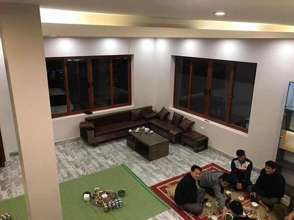 Không gian rộng rãi bên trong ngôi nhà.