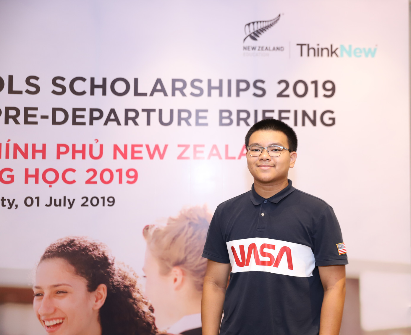 Tuấn Khang chuẩn bị có một hành trình tuyệt vời tại trường Mount Albert Grammar, New Zealand.