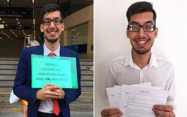 Kamran Hussain nhận kết quả quá bất ngờ sau hàng tiếng “rải” CV ngoài đường.