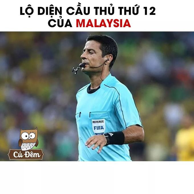 Trọng tài người Iran đã bỏ qua rất nhiều lỗi từ phía cầu thủ Malaysia.