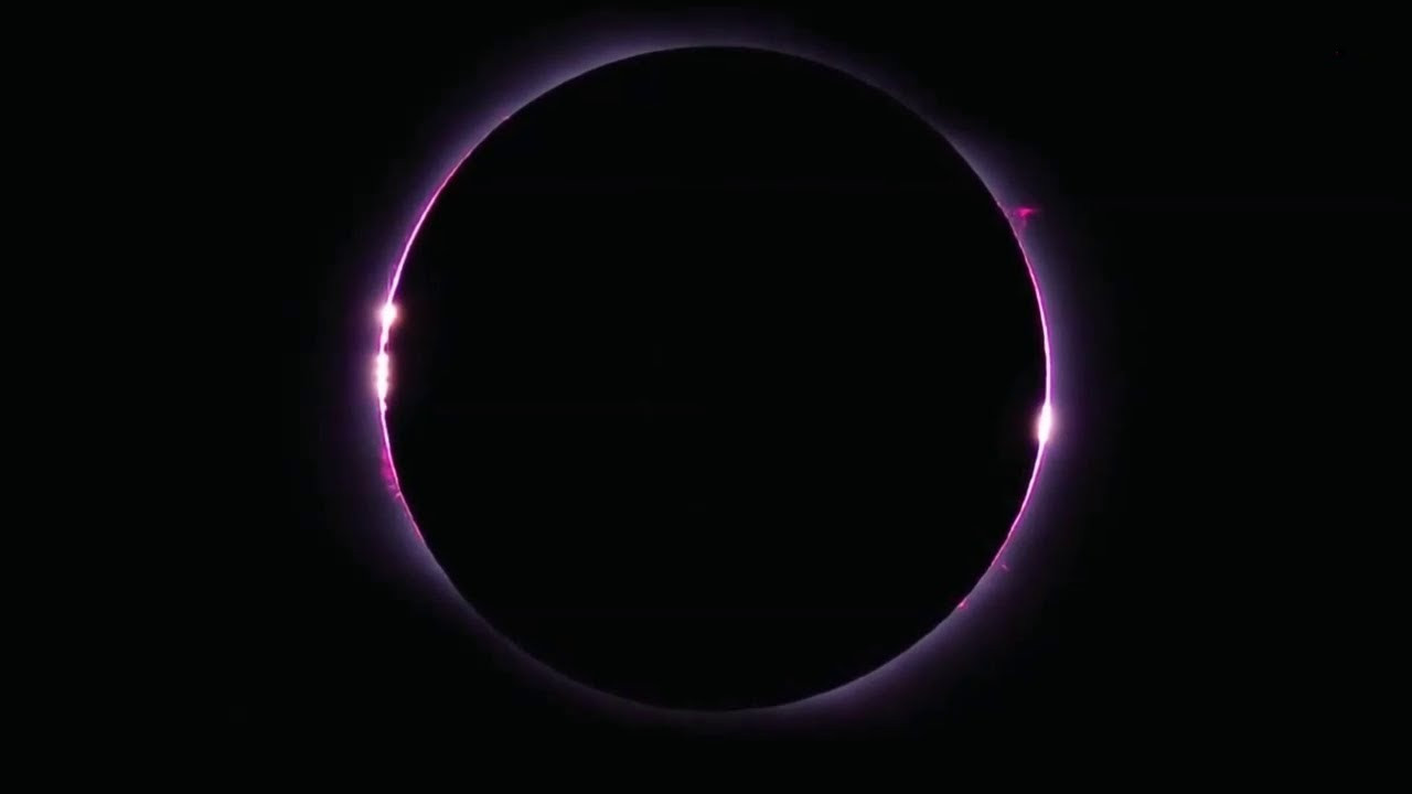 Hình ảnh Nhật thực toàn phần là hiện tượng rất khó nhìn thấy.