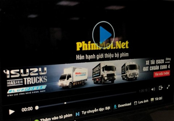 Chính những quảng cáo như vậy là nguồn oxy duy trì sự sống cho các trang web lậu.