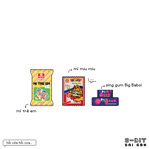 ”Tới giờ vẫn ăn, vẫn thấy ngon. Nhưng nhai kẹo singum bây giờ thì không thổi được bong bóng to to như hồi xưa nữa…”.