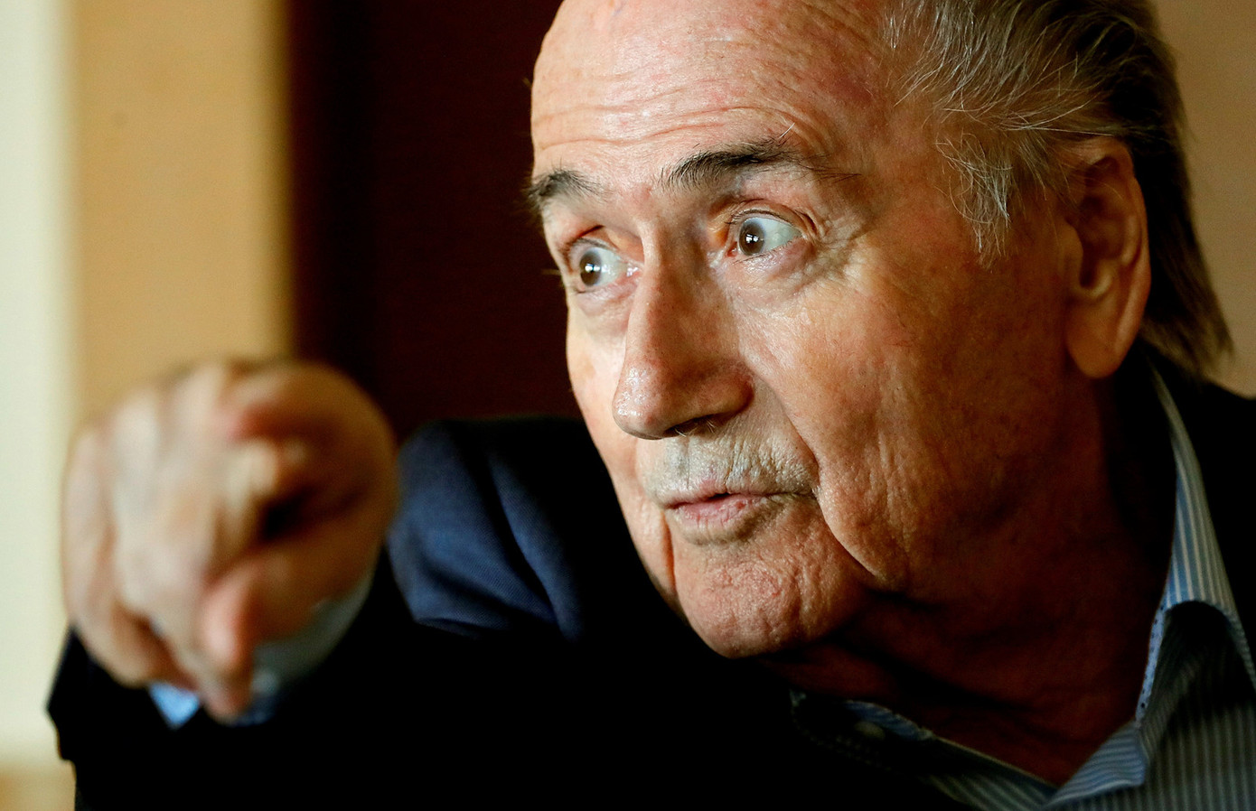 Ông Blatter cho rằng công nghệ VAR đang thất bại ở World Cup 2018. REUTERS