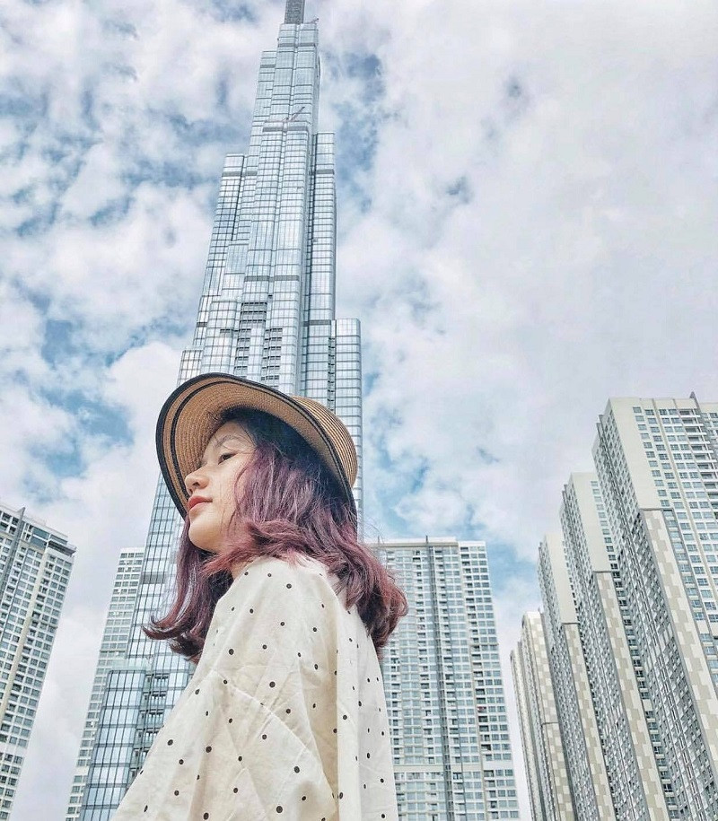 Góc nào của Landmark cũng có thể sống ảo.