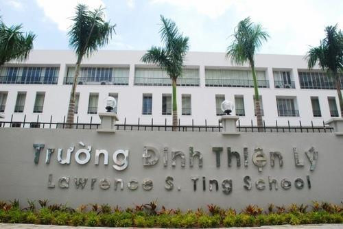 Trường THCS-THPT Đinh Thiện Lý - nơi xảy ra vụ việc. Ảnh: LSTS