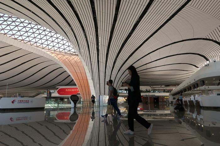 Hạ tầng di động tại Sân bay Quốc tế Beijing Daxing hỗ trợ kết nối 5G. (Ảnh: Reuters) Hạ tầng di động tại Sân bay Quốc tế Beijing Daxing hỗ trợ kết nối 5G. (Ảnh: Reuters)