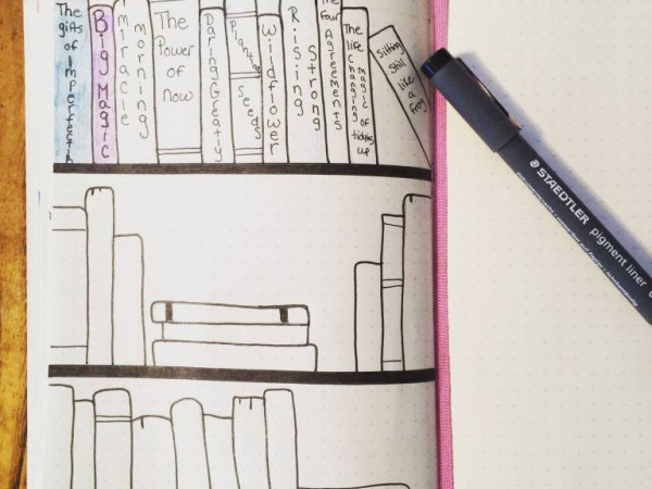 Chiếc giá sách này sẽ là động lực giúp bạn hoàn thành hết chồng sách đang chờ được đọc.